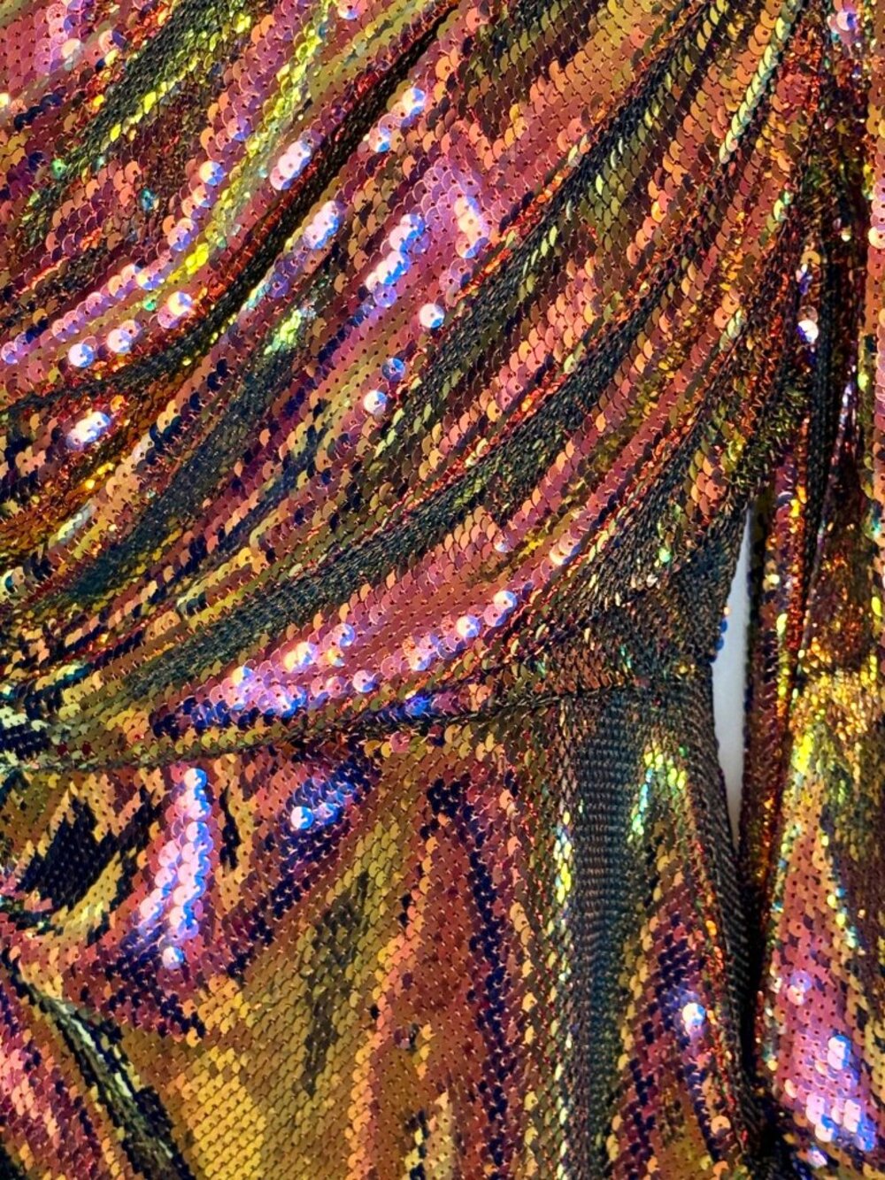 ALEX PERRY Jackson One-Shoulder Sequined Mini Dress In Pink NWOT - Size 6 US - Picture 10 of 10